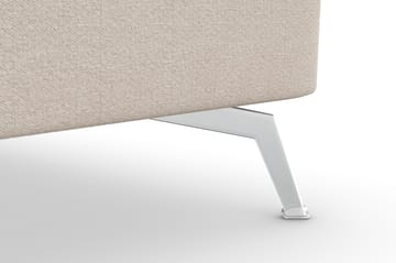 Ocean Lyx 5-seters Vendbar L-formet Hjørnesofa i Stoff - Beige - Møbler - Sofaer - Hjørnesofaer