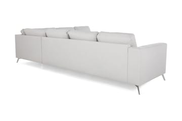 Ocean Lyx 5-seters Vendbar L-formet Hjørnesofa i Stoff - Lys grå - Møbler - Sofaer - Hjørnesofaer