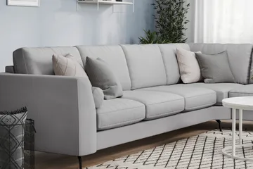 Ocean Lyx Hjørnesofa Vendbar - Lingrå - Møbler - Sofaer - Hjørnesofaer