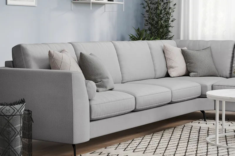 Ocean Lyx Hjørnesofa Vendbar - Lingrå - Møbler - Sofaer - Hjørnesofaer