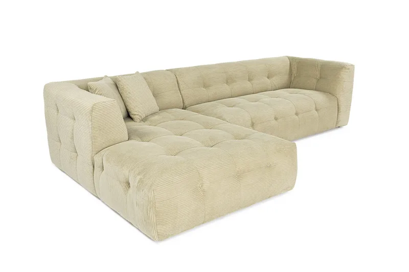 Octavian Hjørnesofa 3-seter - Green - Møbler - Sofaer - Modulsofaer - Komplett modulsofa