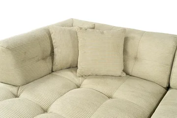Octavian Hjørnesofa 3-seter - Green - Møbler - Sofaer - Modulsofaer - Komplett modulsofa