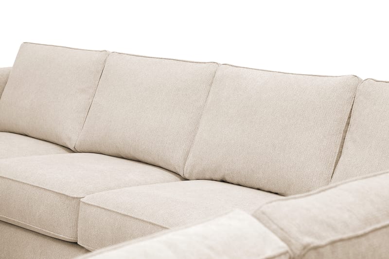 Optus 5-seters hjørnesofa med vendbar divan - Beige - Møbler - Sofaer - Hjørnesofaer - Hjørnesofa med divan