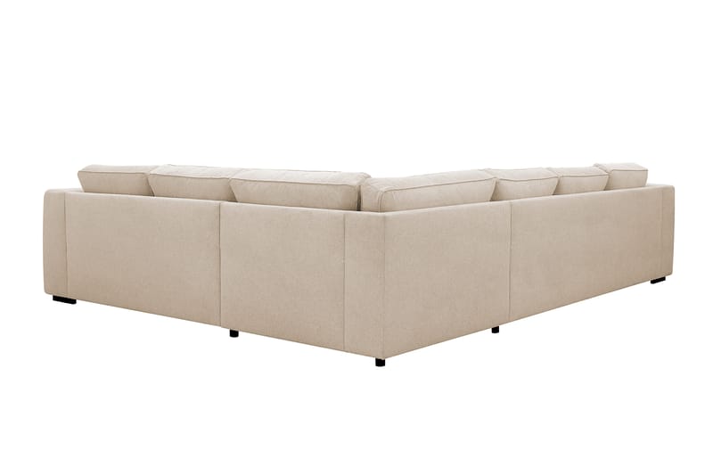 Optus 5-seters hjørnesofa med vendbar divan - Beige - Møbler - Sofaer - Hjørnesofaer - Hjørnesofa med divan