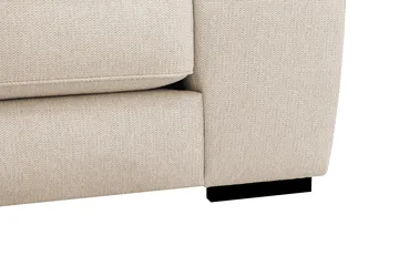 Optus 5-seters hjørnesofa med vendbar divan - Beige - Møbler - Sofaer - Hjørnesofaer - Hjørnesofa med divan