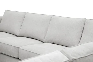 Optus 5-seters hjørnesofa med vendbar divan - Lysegrå - Møbler - Sofaer - Hjørnesofaer - Hjørnesofa med divan