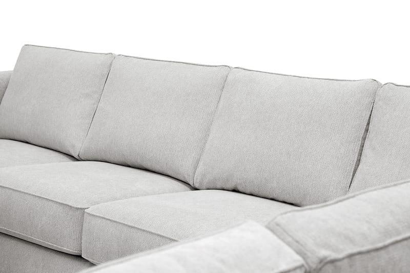 Optus 5-seters hjørnesofa med vendbar divan - Lysegrå - Møbler - Sofaer - Hjørnesofaer - Hjørnesofa med divan