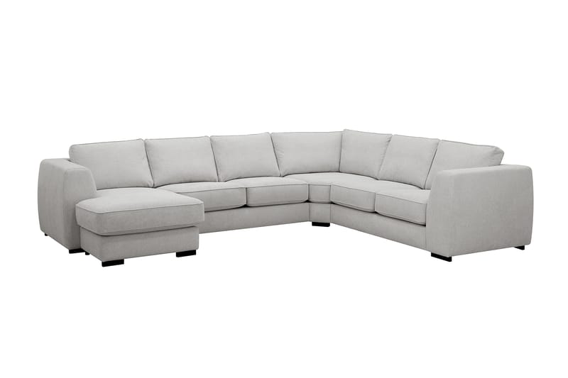 Optus 5-seters hjørnesofa med vendbar divan - Lysegrå - Møbler - Sofaer - Hjørnesofaer - Hjørnesofa med divan
