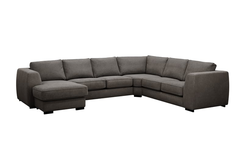 Optus 5-seters hjørnesofa med vendbar divan - Mørkegrå - Møbler - Sofaer - Hjørnesofaer - Hjørnesofa med divan