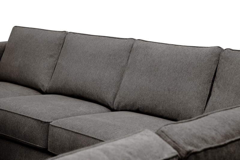 Optus 5-seters hjørnesofa med vendbar divan - Mørkegrå - Møbler - Sofaer - Hjørnesofaer - Hjørnesofa med divan