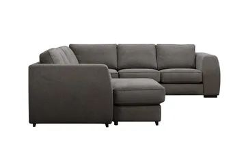 Optus 5-seters hjørnesofa med vendbar divan - Mørkegrå - Møbler - Sofaer - Hjørnesofaer - Hjørnesofa med divan