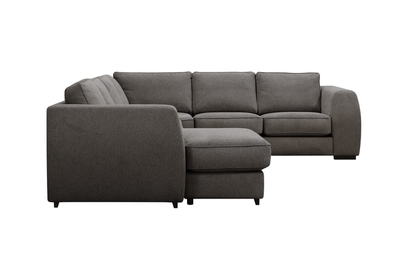 Optus 5-seters hjørnesofa med vendbar divan - Mørkegrå - Møbler - Sofaer - Hjørnesofaer - Hjørnesofa med divan