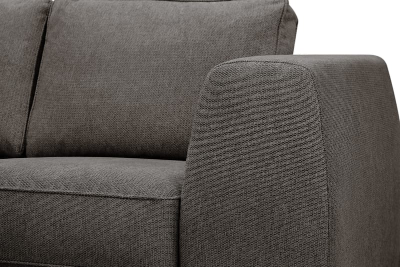 Optus 5-seters hjørnesofa med vendbar divan - Mørkegrå - Møbler - Sofaer - Hjørnesofaer - Hjørnesofa med divan