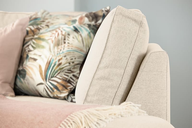 Optus 5-seters Vendbar U-formet Hjørnesofa med Divan i Stoff - Beige - Møbler - Sofaer - Hjørnesofaer - Hjørnesofa med divan