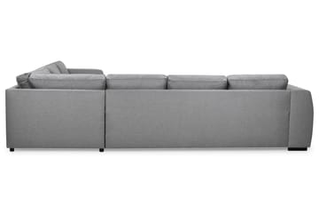 Optus 5-seters Vendbar U-formet Hjørnesofa med Divan i Stoff - Lys grå - Møbler - Sofaer - Hjørnesofaer - Hjørnesofa med divan