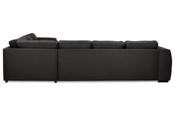 Optus 5-seters Venstrevendt L-formet Hjørnesofa i Stoff - Mørk grå - Møbler - Sofaer - Hjørnesofaer