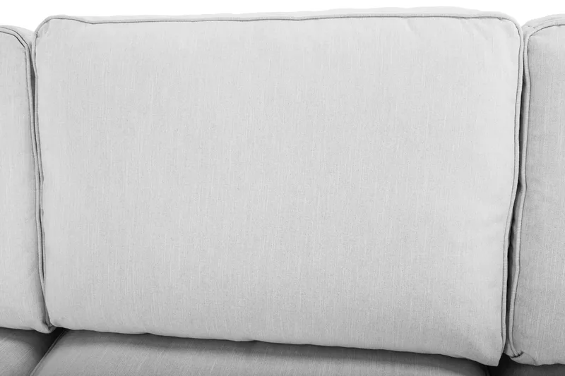 Optus Lyx 5-seters Høyrevendt U-formet Hjørnesofa med Divan i Stoff - Grå - Møbler - Sofaer - Hjørnesofaer - Hjørnesofa med divan