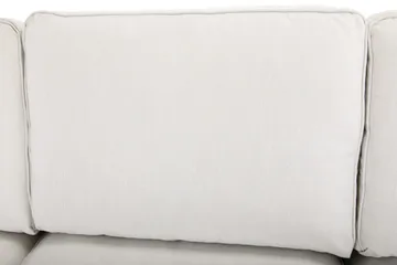 Optus Lyx 5-seters Høyrevendt U-formet Hjørnesofa med Divan i Stoff - Lys grå - Møbler - Sofaer - Hjørnesofaer - Hjørnesofa med divan