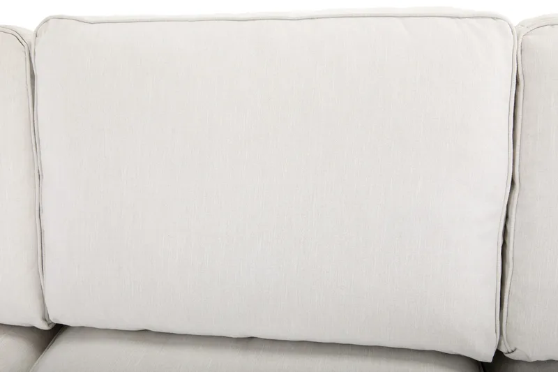 Optus Lyx 5-seters Høyrevendt U-formet Hjørnesofa med Divan i Stoff - Lys grå - Møbler - Sofaer - Hjørnesofaer - Hjørnesofa med divan