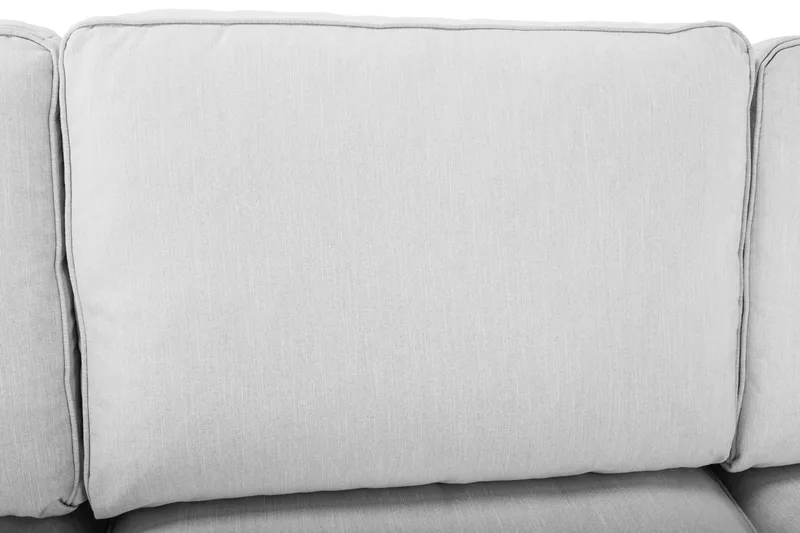 Optus Lyx 5-seters Vendbar L-formet Hjørnesofa i Stoff - Grå - Møbler - Sofaer - Hjørnesofaer