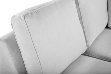 Optus Lyx 5-seters Venstrevendt U-formet Hjørnesofa med Divan i Stoff - Grå - Møbler - Sofaer - Hjørnesofaer - Hjørnesofa med divan