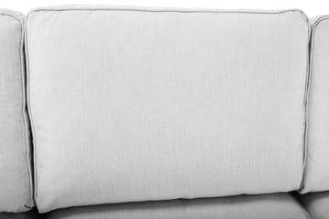 Optus Lyx 5-seters Venstrevendt U-formet Hjørnesofa med Divan i Stoff - Grå - Møbler - Sofaer - Hjørnesofaer - Hjørnesofa med divan