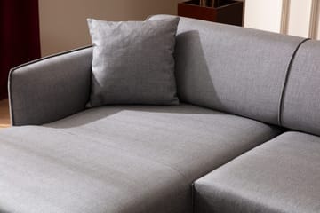 Rossland Divansofa 3-seters - Grå - Møbler - Sofaer - Sovesofaer - Hjørnesovesofa