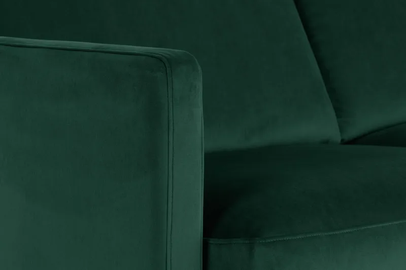 Teodin Hjørnesofa Fløyel - Grønn - Møbler - Sofaer - Hjørnesofaer