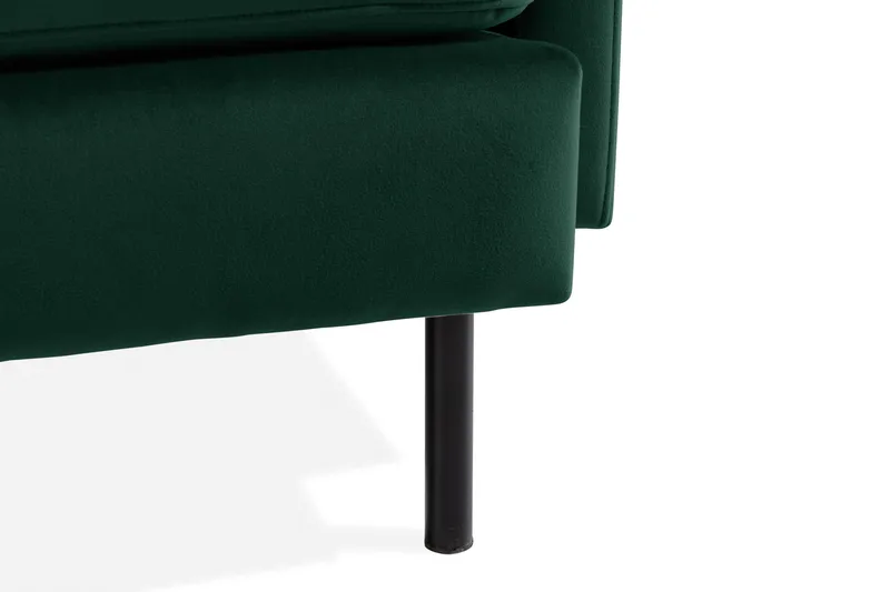 Teodin Hjørnesofa Fløyel - Grønn - Møbler - Sofaer - Hjørnesofaer