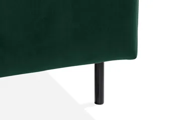 Teodin Hjørnesofa Large Fløyel - Grønn - Møbler - Sofaer - Hjørnesofaer