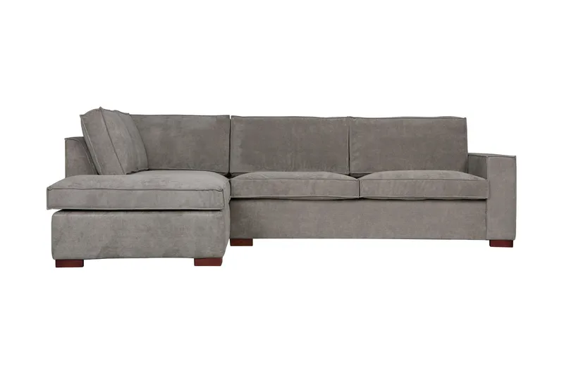 Tiahna Hjørnesofa Venstre - Grå - Møbler - Sofaer - Hjørnesofaer