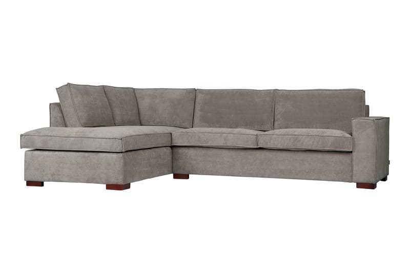 Tiahna Hjørnesofa Venstre - Grå - Møbler - Sofaer - Hjørnesofaer