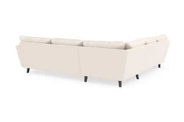 Trend Lyx 6-seters Vendbar L-formet Hjørnesofa i Manchester - Beige - Møbler - Sofaer - Hjørnesofaer