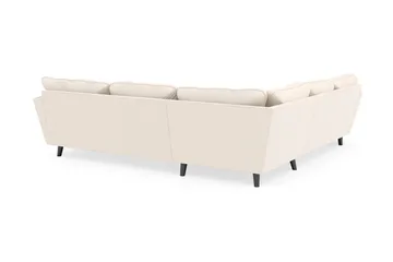 Trend Lyx 6-seters Vendbar L-formet Hjørnesofa i Manchester - Beige - Møbler - Sofaer - Hjørnesofaer