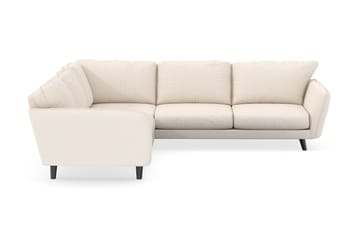 Trend Lyx 6-seters Vendbar L-formet Hjørnesofa i Manchester - Beige - Møbler - Sofaer - Hjørnesofaer