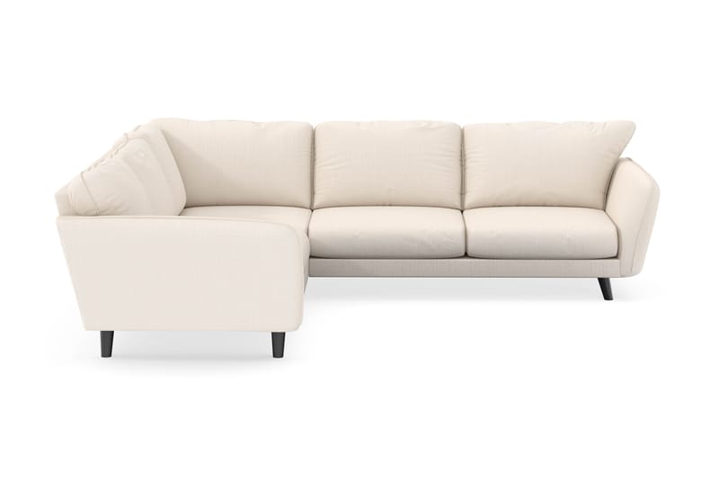 Trend Lyx 6-seters Vendbar L-formet Hjørnesofa i Manchester - Beige - Møbler - Sofaer - Hjørnesofaer