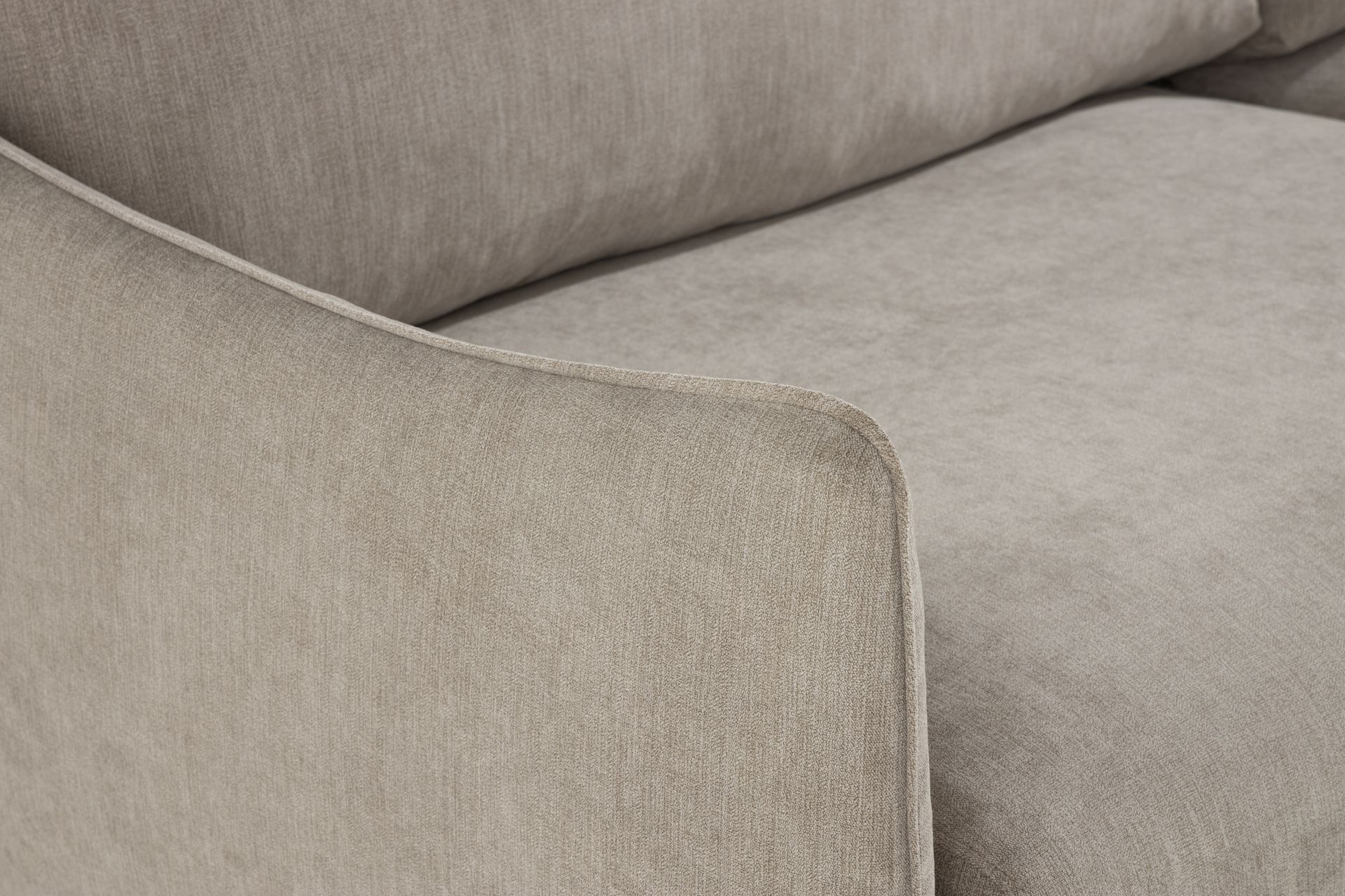 Trend Lyx 6-seters Vendbar L-formet Hjørnesofa i Stoff - Beige - Møbler - Sofaer - Hjørnesofaer