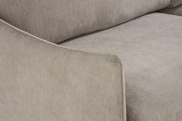 Trend Lyx 6-seters Vendbar L-formet Hjørnesofa i Stoff - Beige - Møbler - Sofaer - Hjørnesofaer