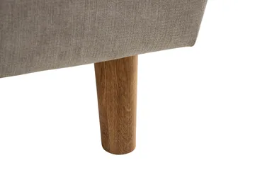 Trend Lyx 6-seters Vendbar L-formet Hjørnesofa i Stoff - Beige - Møbler - Sofaer - Hjørnesofaer