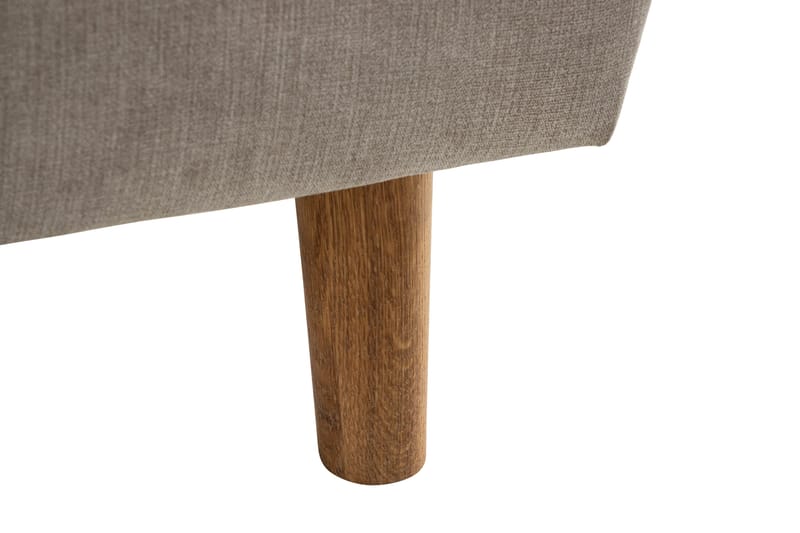 Trend Lyx 6-seters Vendbar L-formet Hjørnesofa i Stoff - Beige - Møbler - Sofaer - Hjørnesofaer