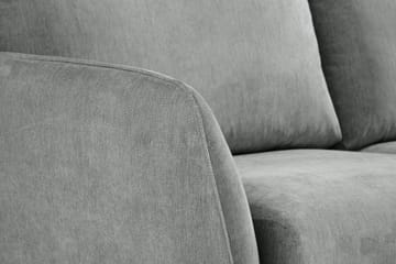 Trend Lyx 6-seters Vendbar L-formet Hjørnesofa i Stoff - Grå - Møbler - Sofaer - Hjørnesofaer