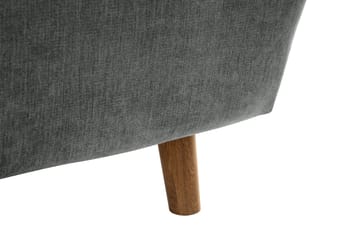 Trend Lyx 6-seters Vendbar L-formet Hjørnesofa i Stoff - Grå - Møbler - Sofaer - Hjørnesofaer