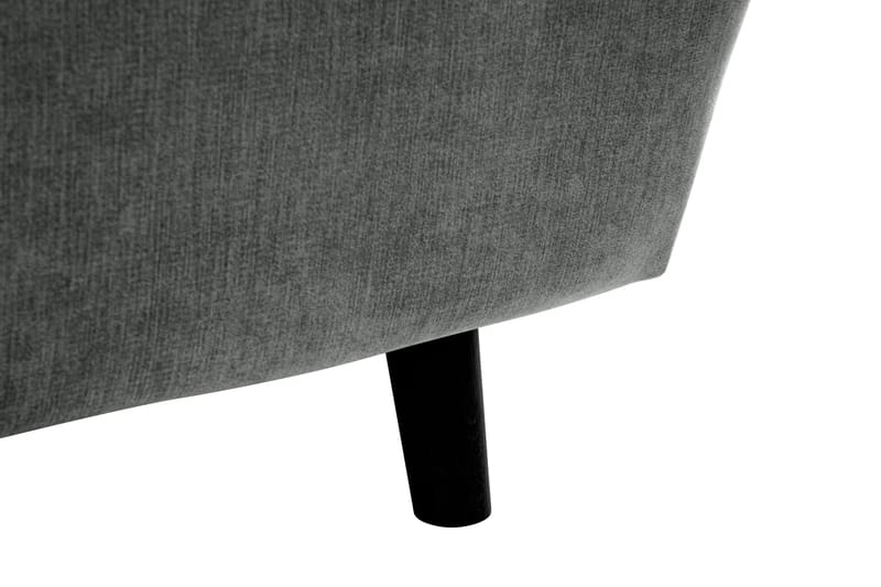 Trend Lyx 6-seters Vendbar L-formet Hjørnesofa i Stoff - Grå - Møbler - Sofaer - Hjørnesofaer