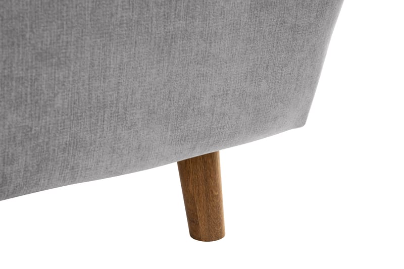 Trend Lyx 6-seters Vendbar L-formet Hjørnesofa i Stoff - Lys grå - Møbler - Sofaer - Hjørnesofaer