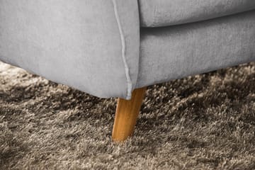 Trend Lyx 6-seters Vendbar L-formet Hjørnesofa i Stoff - Lys grå - Møbler - Sofaer - Hjørnesofaer