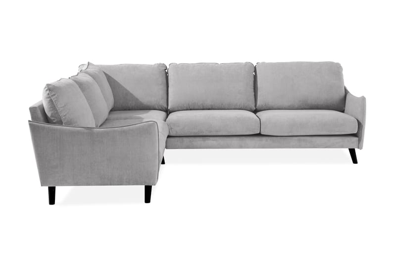 Trend Lyx 6-seters Vendbar L-formet Hjørnesofa i Stoff - Lys grå - Møbler - Sofaer - Hjørnesofaer