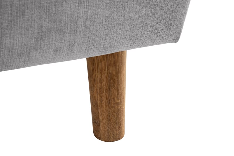 Trend Lyx 6-seters Vendbar L-formet Hjørnesofa i Stoff - Lys grå - Møbler - Sofaer - Hjørnesofaer