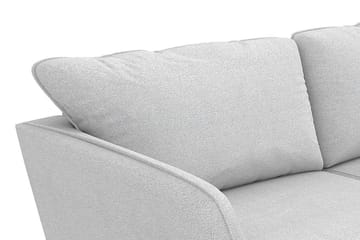 Trend Lyx 6-seters Vendbar L-formet Hjørnesofa i Stoff - Lys grå - Møbler - Sofaer - Hjørnesofaer
