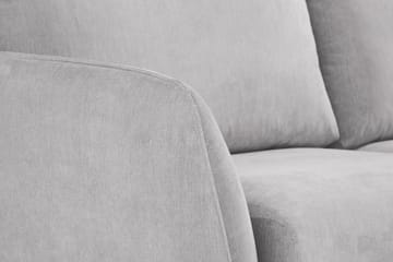Trend Lyx 6-seters Vendbar L-formet Hjørnesofa i Stoff - Lys grå - Møbler - Sofaer - Hjørnesofaer