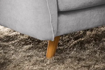 Trend Lyx 6-seters Vendbar L-formet Hjørnesofa i Stoff - Lys grå - Møbler - Sofaer - Hjørnesofaer